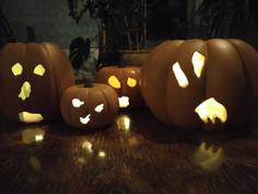 Pumpkin Family 3D Printer Model