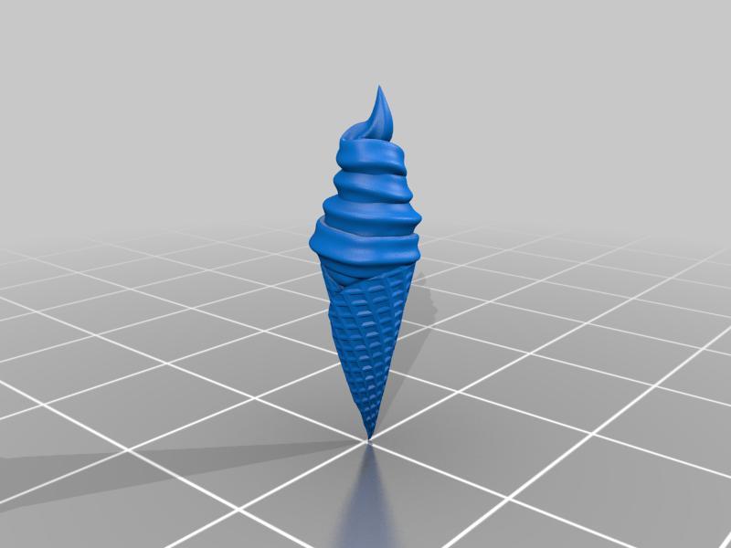 Ice Cream Cone 3d Printer Model Free Download - 3axis.co