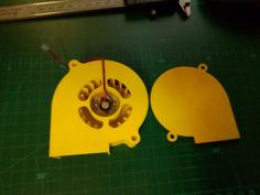 Fan With CD/DVD ROM Motor 3D Printer Model