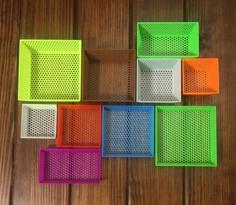 Hex Panel Baskets 1 3D Printer Model