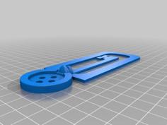 Coraline Book Mark 3D Printer Model