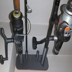 Under Ceiling Fishing Rod Holder 3D Printer Model