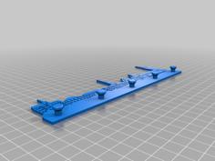 Stockholm Skyline Key Board 3D Printer Model