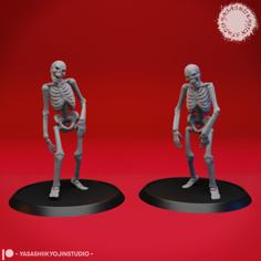 Undead Skeleton Walkers – Tabletop Miniature 3D Printer Model