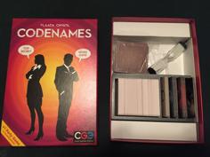 Codenames Card Game Organizer 3D Printer Model