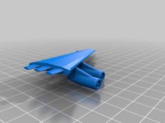 1/285 Ilyushin IL-76 Transport Aircraft 3D Printer Model