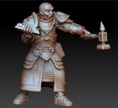 Warrior Priest (remastered) 3D Printer Model