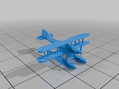 Fairey IIIF – Reconnaissance Biplane – With Propeller 3D Printer Model