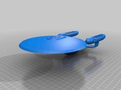 Star Trek Enterprise NCC-1701-C 1:2000 3D Printer Model