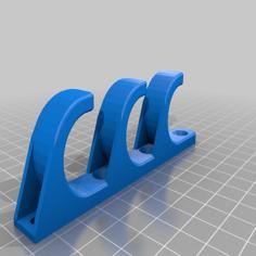 3 Hook Hanger 3D Printer Model