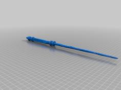 My Custom Harry Potter Inspired Death Eater Wand 3D Printer Model