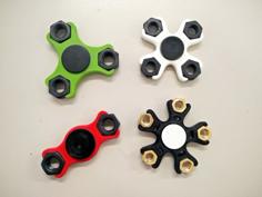 M8,M10,M12 Hexnut Fidget Spinner 3D Printer Model