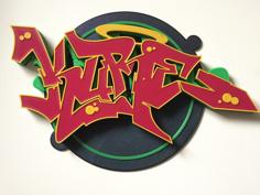 “Kure” Graffitti By Causeturk 3D Printer Model