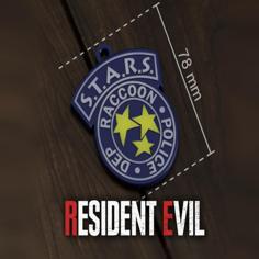 Resident Evil -Badge R.P.D. – S.T.A.R.S 3D Printer Model