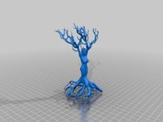 Woman Tree Bigger Assets 3D Printer Model