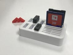 USB And SD Card Holder Simple Small 3D Printer Model