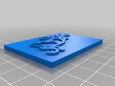 Parametric Printing Plate Generator For OpenSCAD 3D Printer Model