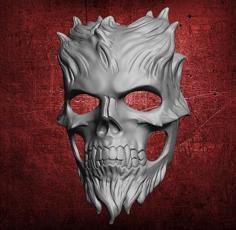 Skull Mask 3D Printer Model