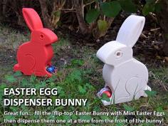 Easter Egg Dispenser Bunny 3D Printer Model