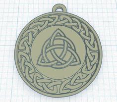 Celtic Knot Pendant Or Keychain 3D Printer Model