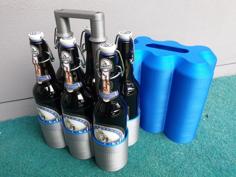 6 Pack Beer Carrier For 0.5 L Bottles – Bier Flaschenträger 3D Printer Model