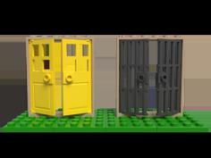 Lego Compatible Double Doors 3D Printer Model