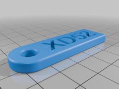 Ariens Zero Turn XD52 Key Chain 3D Printer Model