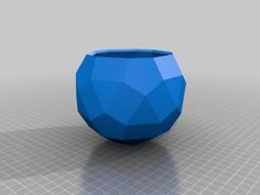 Geodesic – Polyhedron Planters Or Containers 3D Printer Model