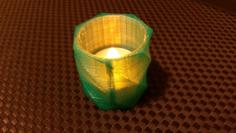 LED Tea Light Candle Holder 3D Printer Model