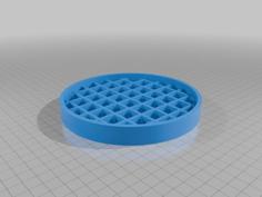 Overflow Relief Gully Or Drain Cover – 14cm 3D Printer Model