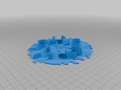 Arcs Resource Token Storage Tray V1.1 3D Printer Model