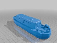 Canal Barge 3D Printer Model