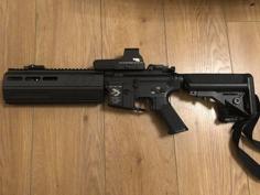 M4 10″ Handguard (airsoft) 3D Printer Model