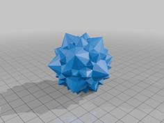 PIT AND PYRAMID TRUNCATED ICOSIDODECAHEDRA 1&2 3D Printer Model