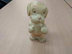 Boxing Dog Antique Toy 3D Printer Model