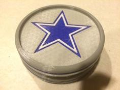 Dallas Cowboys Coaster 3D Printer Model