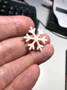 Letter Board Snowflake Fixed 3D Printer Model