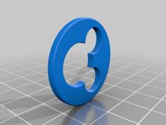 The Wonderful World Of Disney Trivia Game Token 3D Printer Model