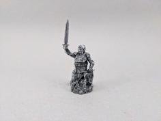 28mm Unfinished Knight Statue 3D Printer Model