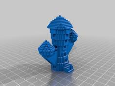 Minecraft Wizard’s Tower 3D Printer Model