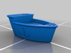 Pirate Ship For Construction Blocks 3D Printer Model