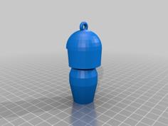 Japanese Doll Ornament 3D Printer Model