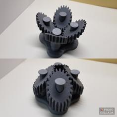 Slice Gears 3D Printer Model