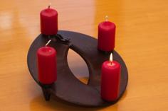 Advent Wreath – Adventskranz 3D Printer Model