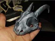 Horned Demon Cat 3D Printer Model