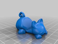 Cat Phone Stand Remix 3D Printer Model