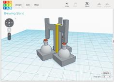 Minecraft Brewing Stand W/ Potions 3D Printer Model