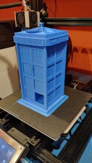 Tardis Dice Tower (split) 3D Printer Model