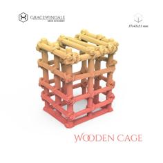 Wooden Cage 3D Printer Model