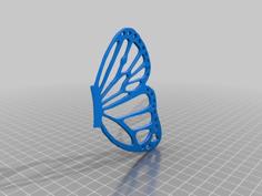 3D Monarch Butterfly 3D Printer Model